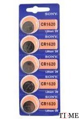 Sony lithium CR 1620/S BL-5 (батарейка литиевая,3V) - смотреть фото, видео