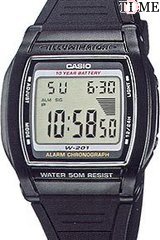 Часы Casio Collection W-201-1A - смотреть фото, видео