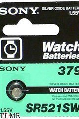Sony SR 521 SWN-PB ВL-1 (379/D5.8 x H2.1/1.55V/16mAh - батарейка для часов) - смотреть фото, видео