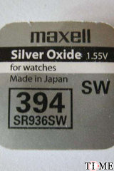 MAXELL SR-936 SW (394, SR45, 1.55V батарейка для часов)