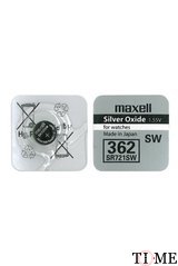 MAXELL SR-721 SW (362, SR58, 1.55V бат-ка для часов) - смотреть фото, видео