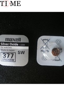 MAXELL SR-626 SW (377, SR66, 1.55V батарейка для часов)