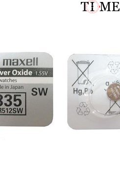 MAXELL SR-512 SW (335, 1.55V батарейка для часов)