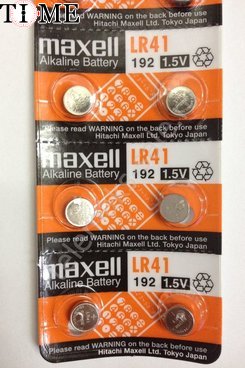 MAXELL LR-41 BL-10 (192A, G3 батарейка для часов)